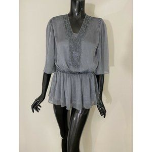 NWT American Glamour by Badgley Mischka Beaded Top Size XS